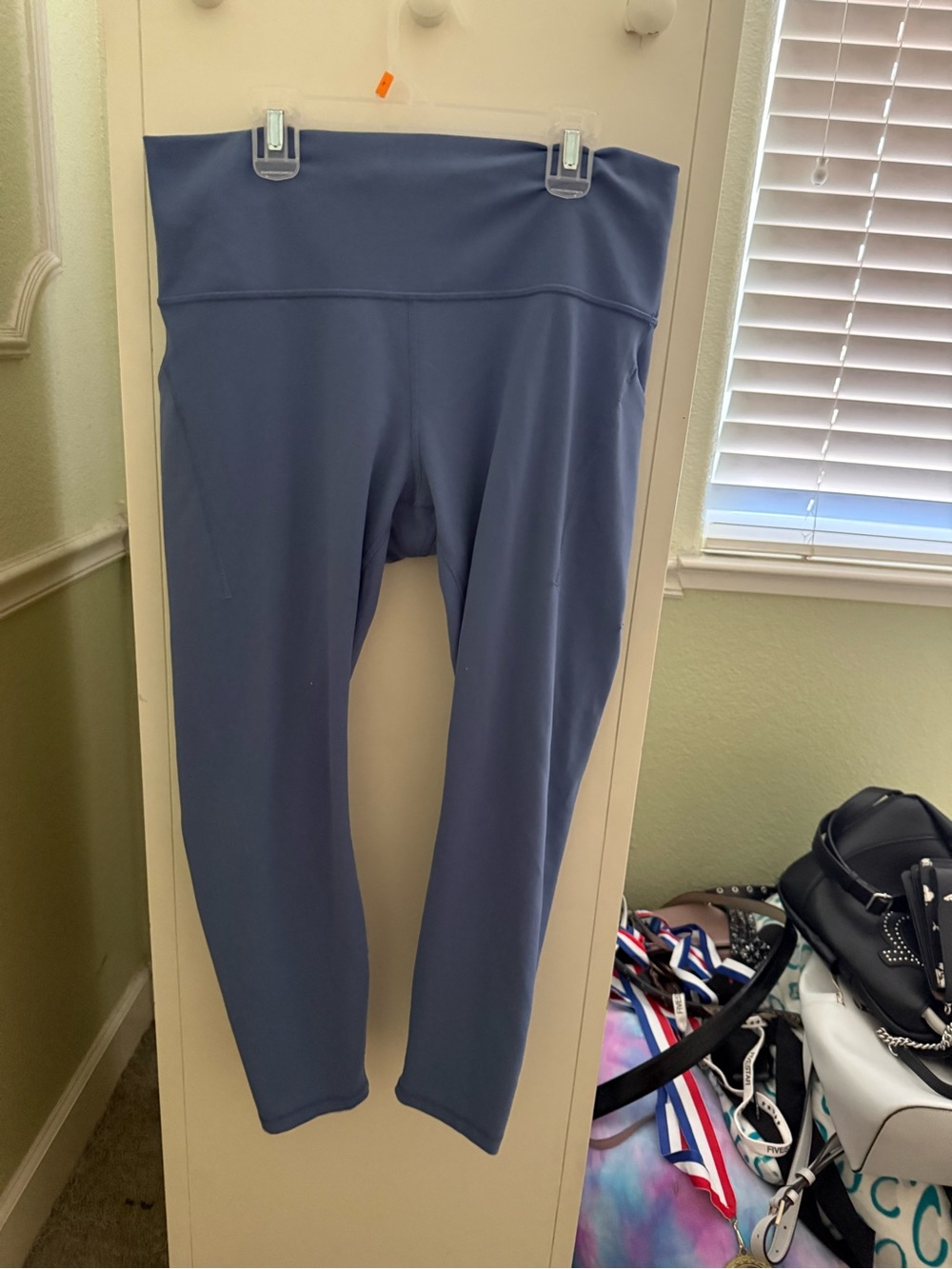lululemon athletica Kids Slate Blue High-Rise Leggings - Slate Blue